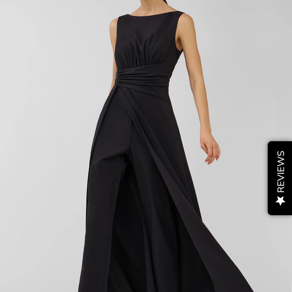 Elegant Black walk thru jumper by Kay Unger- still in packaging